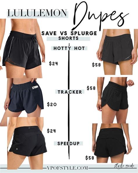 lululemon hotty hot dupes.